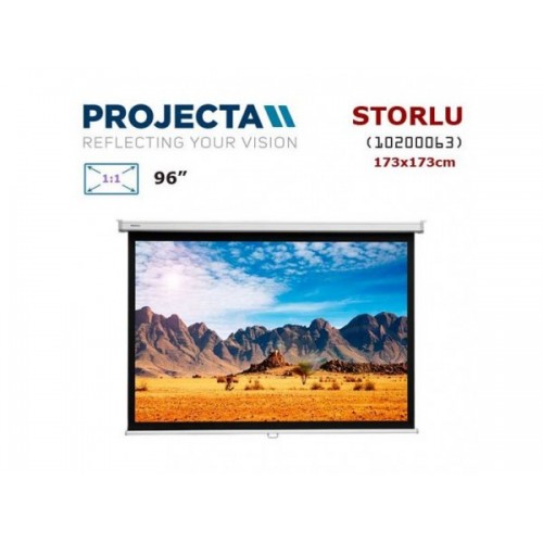 PROJECTA 10200063 Storlu Projeksiyon Perdesi (173x173cm)