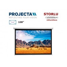 PROJECTA 10200064 Storlu Projeksiyon Perdesi (195x195cm)