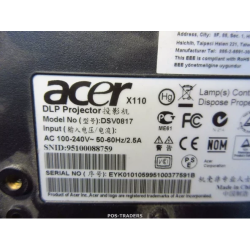 Acer X110 DLP VGA'lı PROJEKSİYON Cihazı - ORJİNAL LAMBA 2500 SAAT GARANTİ - KUMANDA ve VGA Kablo HEDİYESİYLE (YENİLENMİŞ TESHİR ÜRÜNÜ!) Acer X110 DLP VGA'lı PROJEKSİYON Cihazı - ORJİNAL LAMBA 2500 SAAT GARANTİ - KUMANDA ve VGA Kablo HEDİYESİYLE (YENİLENMİŞ TESHİR ÜRÜNÜ!)